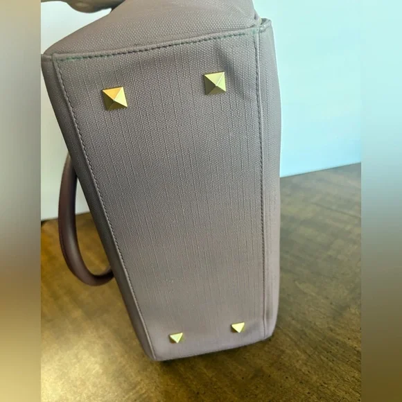 Dagne Dover Midi Tote Light Purple with gold accents cl - Picture 16 of 16